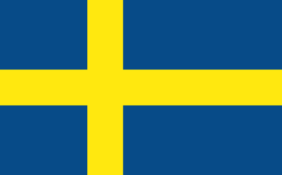 Swedish flag - flag of Sweden
